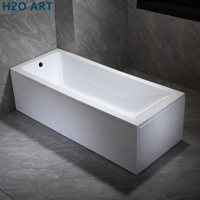 UK Popular Acrylic Skirt Bathtub with Hand Control and Removeable Panels Disassembled